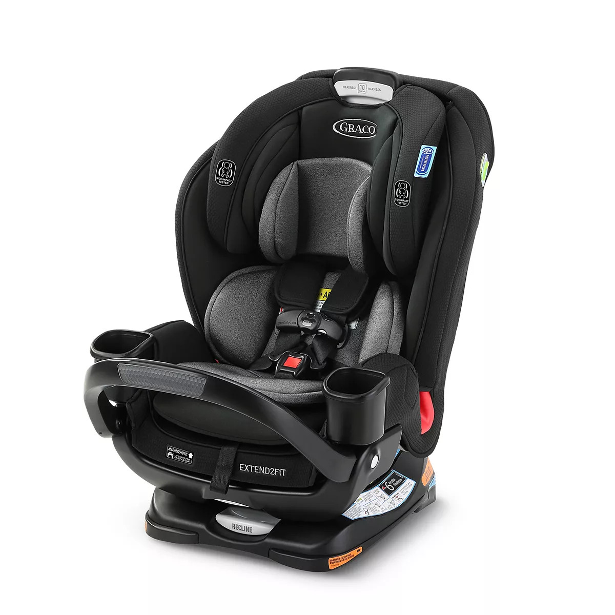 Graco Extend2Fit 3-in-1 Car Seat featuring Anti-Rebound Bar | Kohl's
