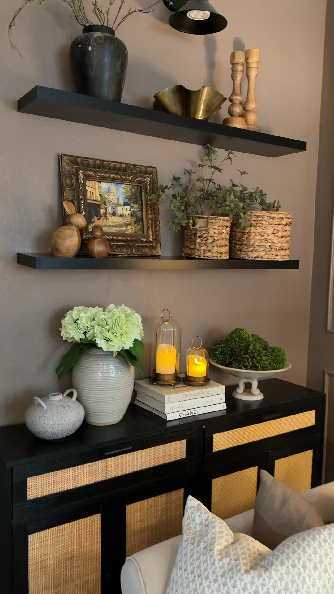 Neutral spring decor styling inspiration - spring stems, home decor accents, decor art, Easter decor 

#LTKSeasonal #LTKHome