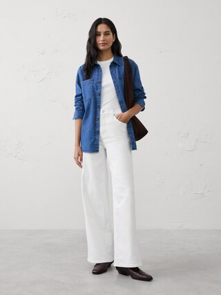Wide-Leg High-Rise Jean | Banana Republic Factory