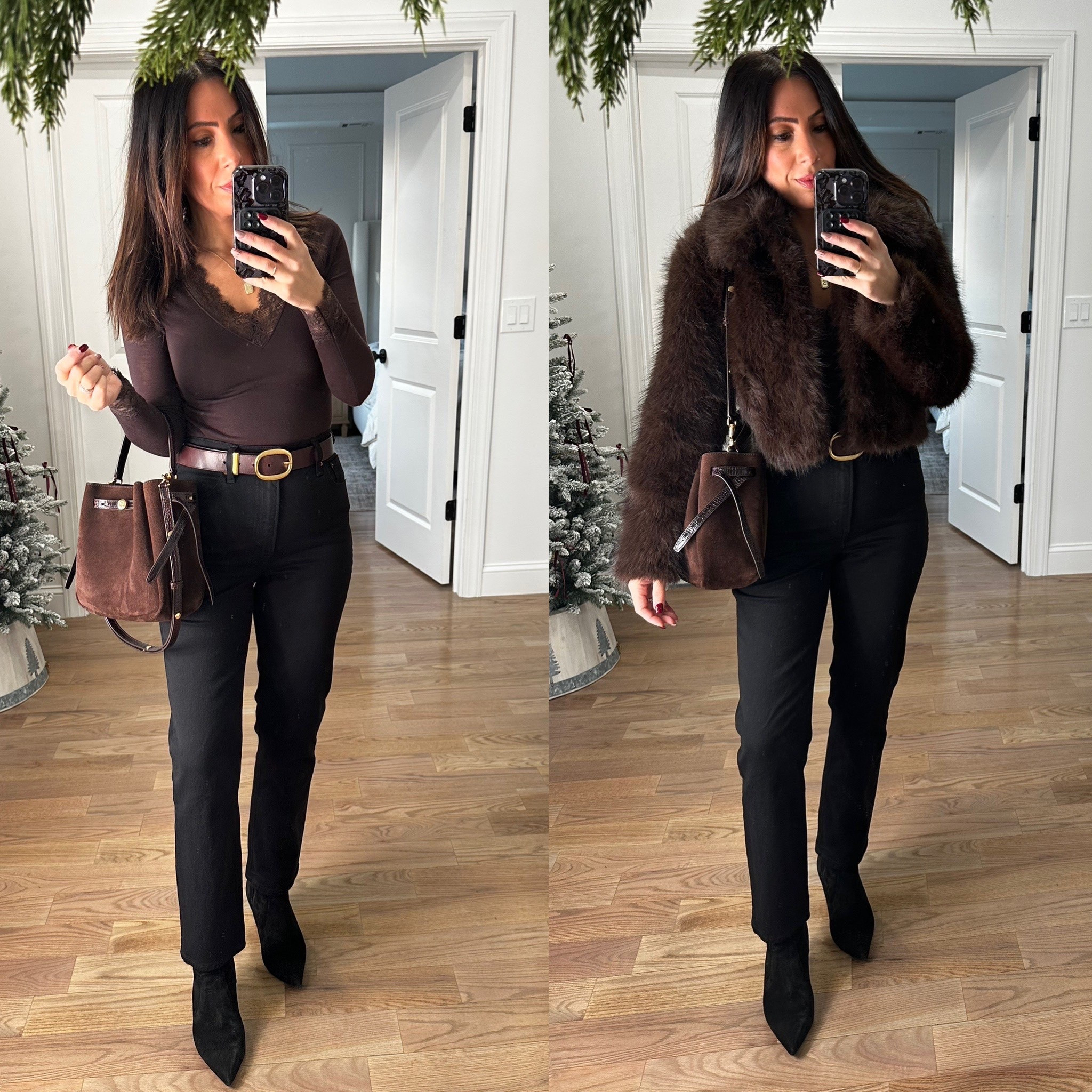 Top xs
Jeans 25waist regular also own them in long 
Jacket Xxs 


#LTKFindsUnder100 #LTKGiftGuide #LTKWorkwear