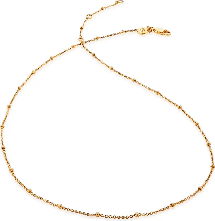16-Inch Fine Bead Station Necklace | Nordstrom