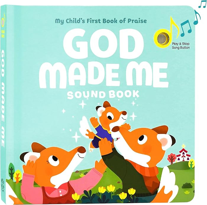 God Made Me Christian Sound Books for Kids - 6 Bible Songs for Toddlers – Christian Easter Gift... | Amazon (US)
