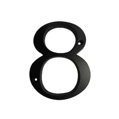 ReliaBilt 4-in Black Number 6 Lowes.com | Lowe's