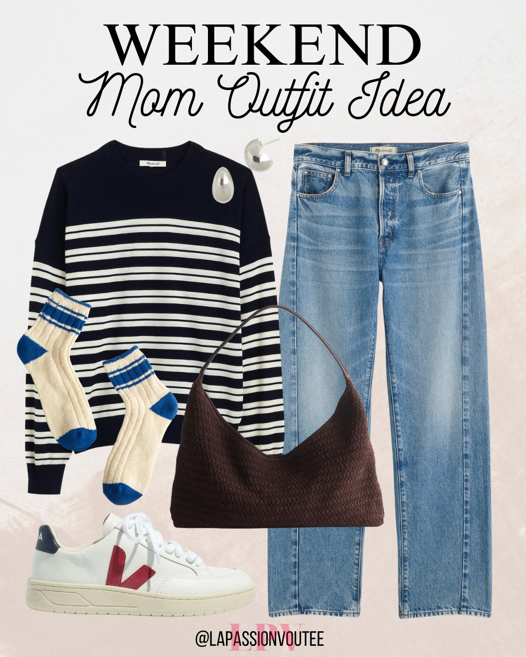 A weekend mom outfit idea that balances comfort and polish. Easy pieces come together to create a look that feels relaxed but intentional. Perfect for busy weekends, casual outings, and everyday mom life when you want something functional that still looks stylish. 

 #LTKootd #LTKmomlife #LTKFindsUnder100