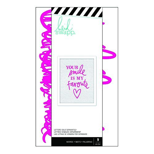 American Crafts 314999 Heidi Swapp Letterboard 9Piece Word Set Love Pink | Amazon (US)