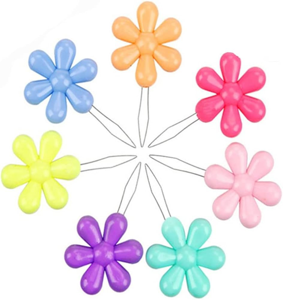 FeiHong Multicolor Needle Threaders, 12 Pieces Flower Head Wire Loop Needle Threaders Hand Machine Sewing Tool for Sewing Crafting, Knitting Craft, Quilting, DIY Art | Amazon (US)