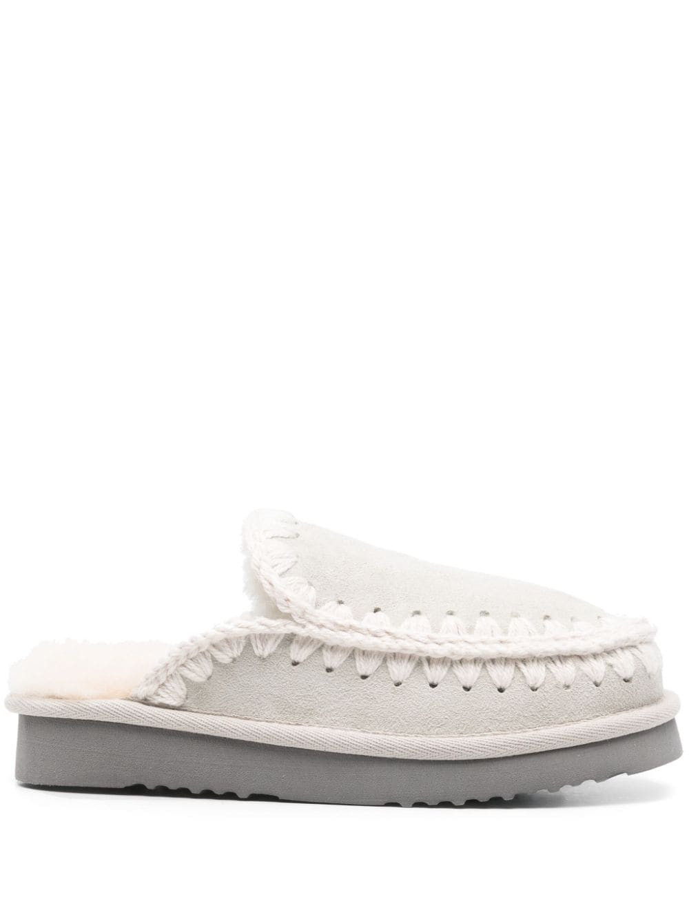 Mou Eskimo slippers - Grey | Farfetch Global