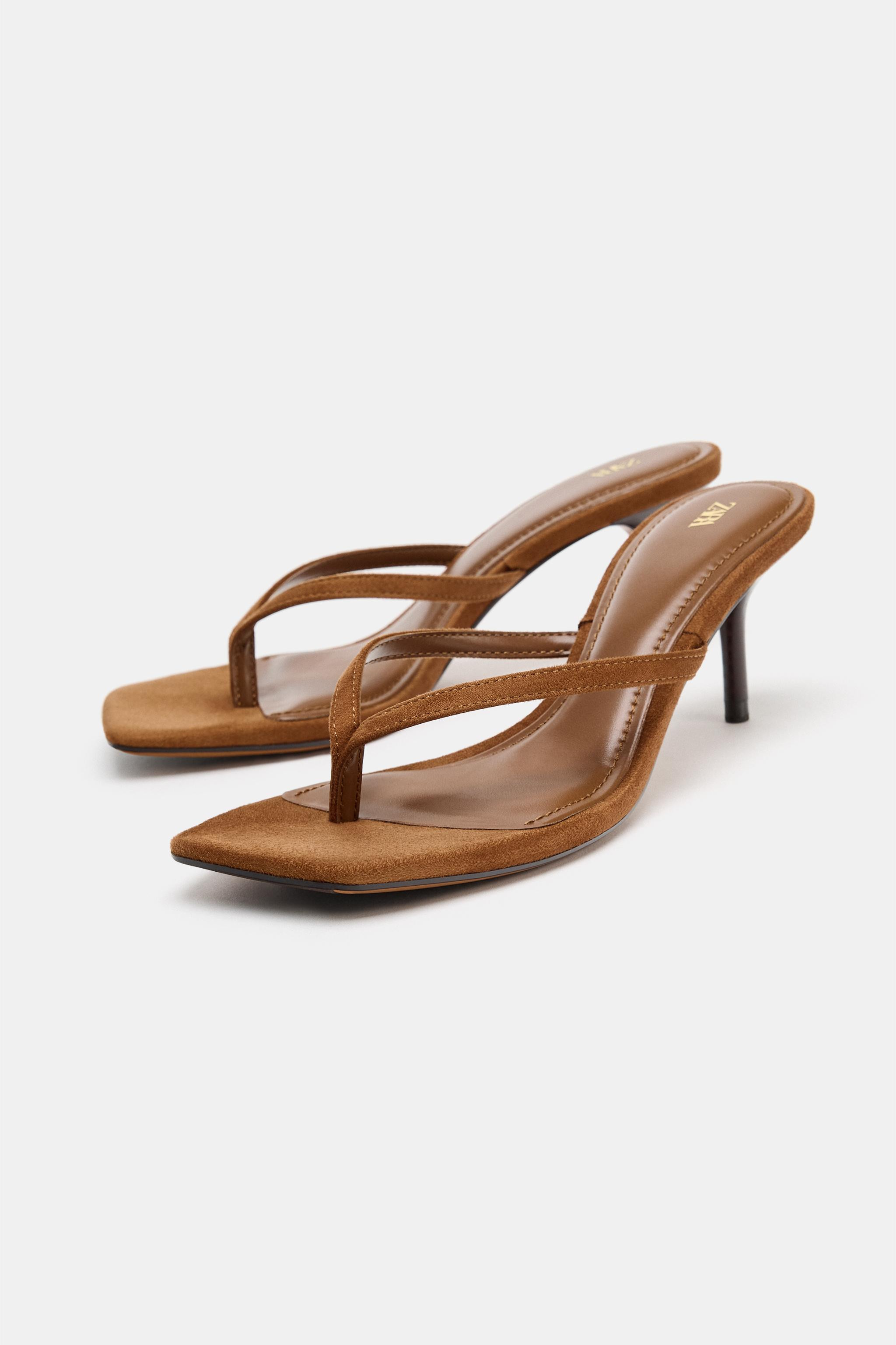 STRAPPY HEELED SANDALS | Zara US