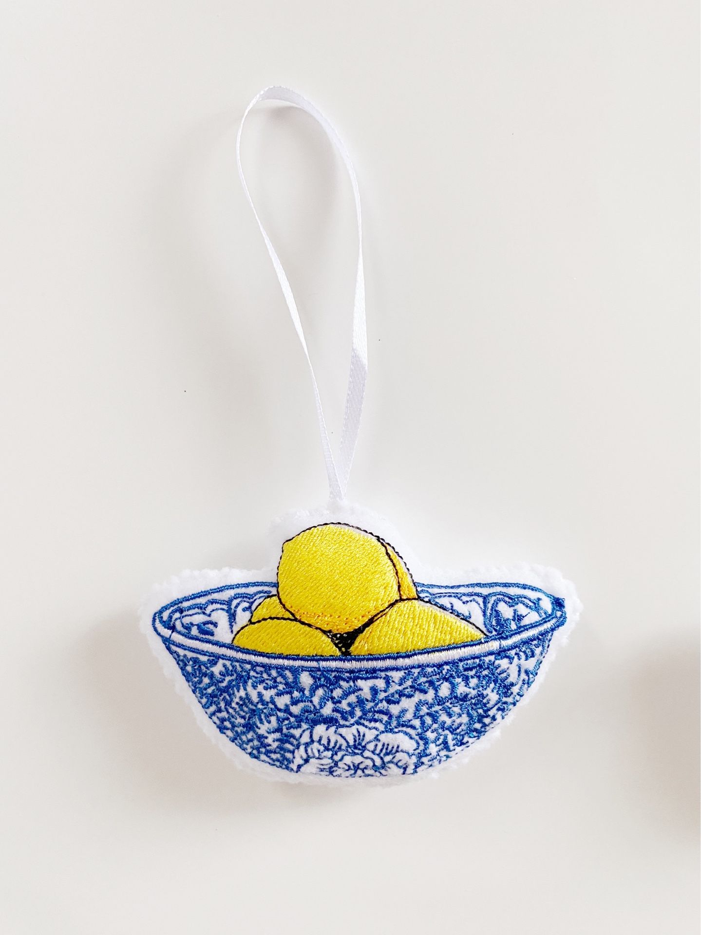 Bauble Chinoiserie Lemon Bowl Ornament | All The Finery