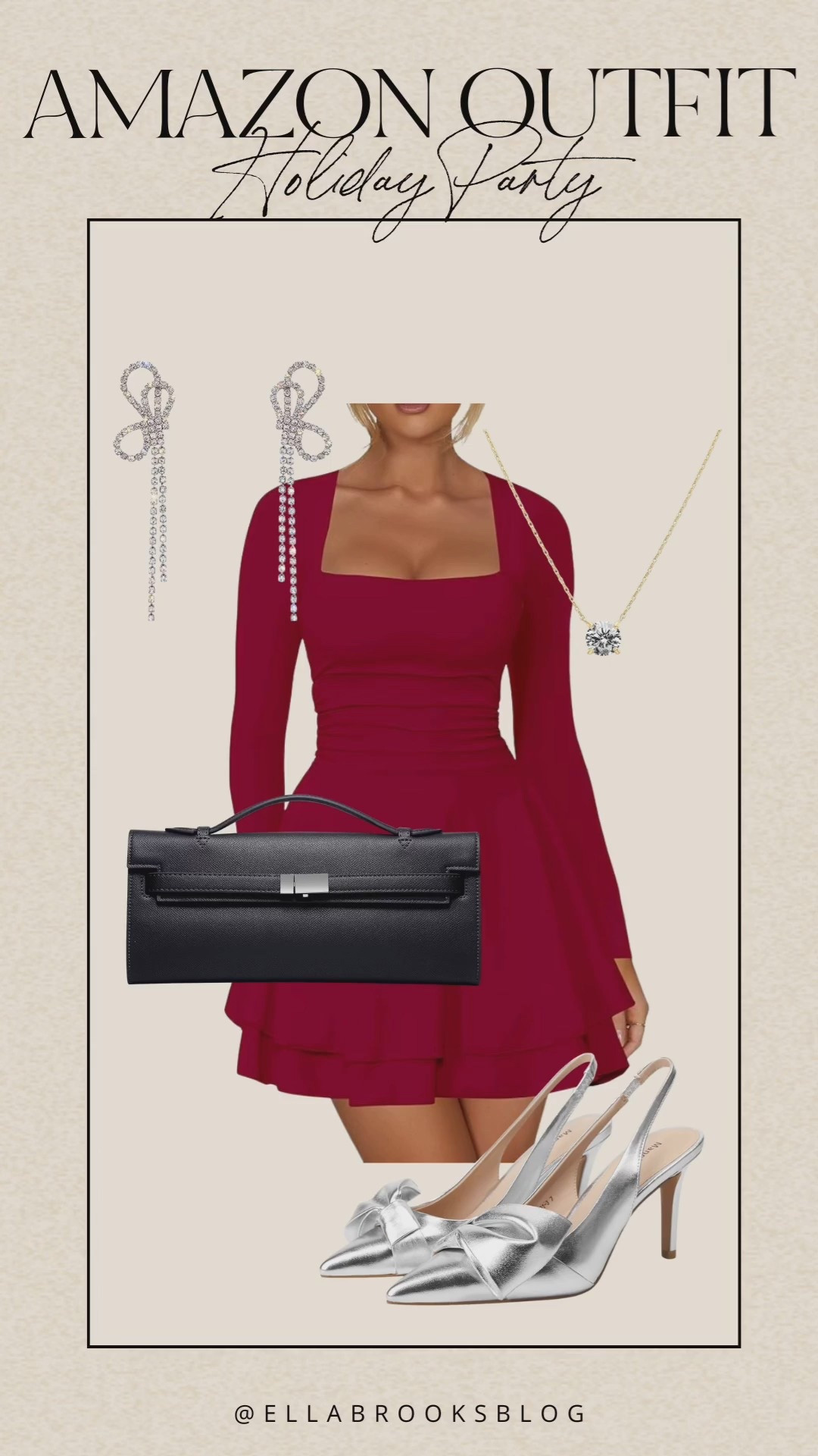 Amazon holiday party outfit ❤️

Christmas party, holiday dress, red ruffle dress, bow heels, evening bag, Amazon fashion

#LTKSeasonal #LTKHoliday #LTKFindsUnder50
