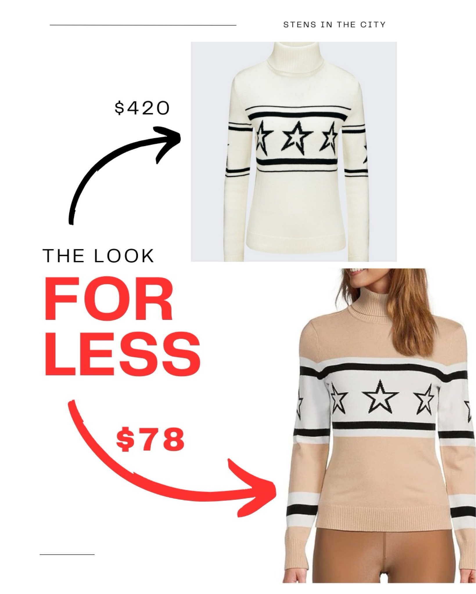 THE LOOK FOR LESS! 
_
Ski sweater
Women’s long sleeve
Ski outfit
Gift guide for her
Dupe
Perfect Match dupe
Seasonal outfit 

#LTKstyletip #LTKfindsunder100 #LTKSeasonal