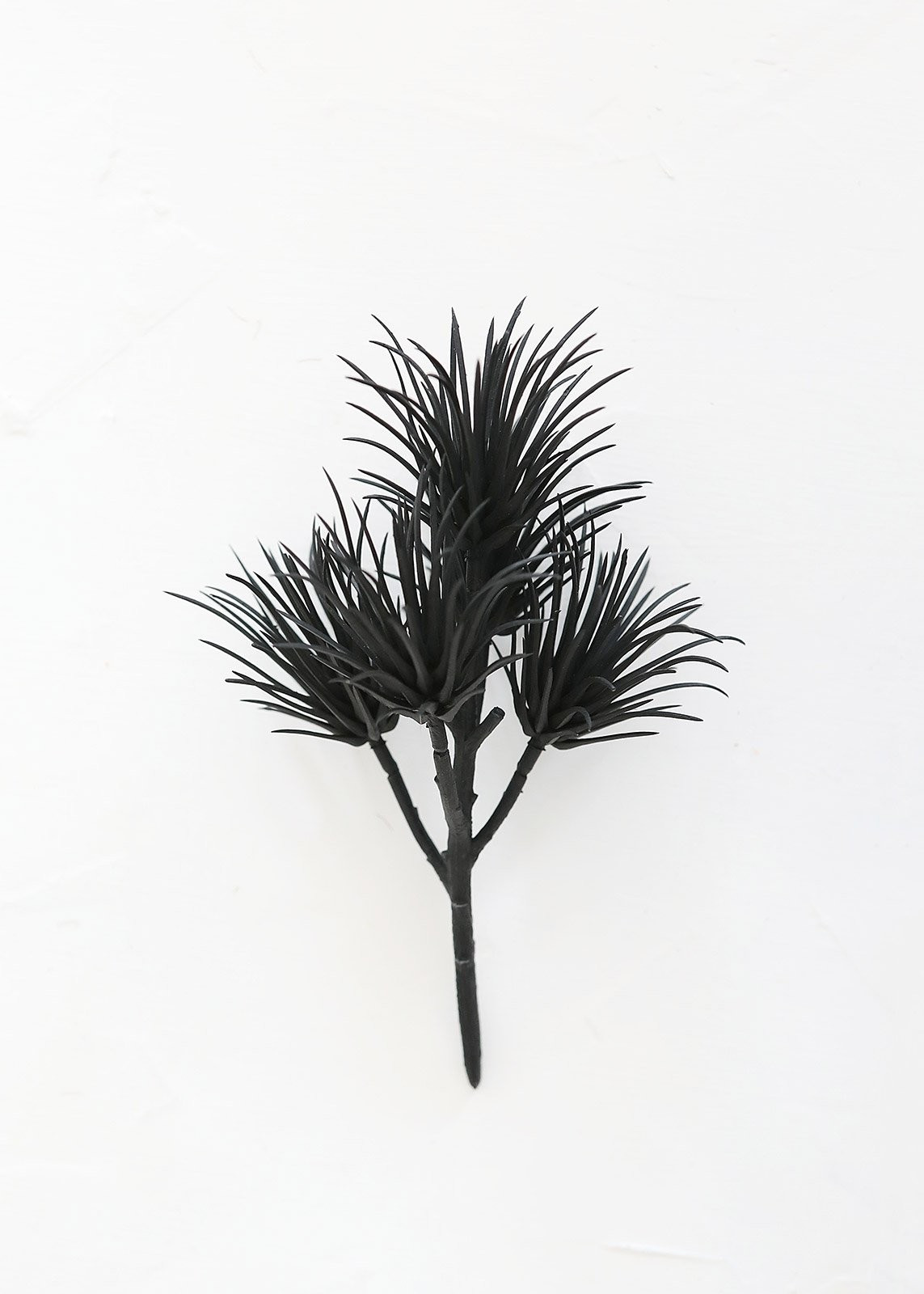 Plastic Artificial Succulent Pick in Black - 8.5" | Afloral (US)