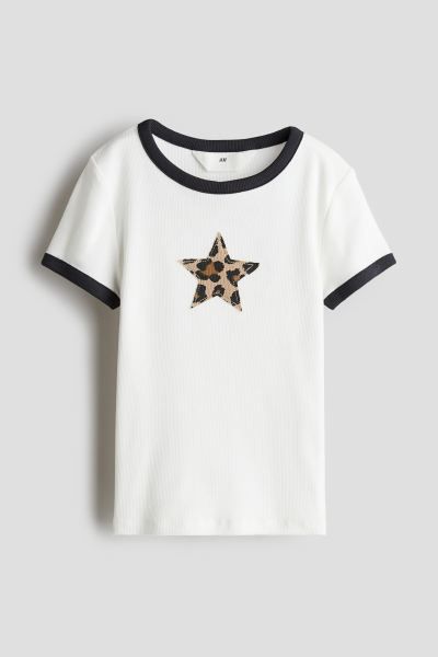 Cotton Jersey Top | H&M (US + CA)