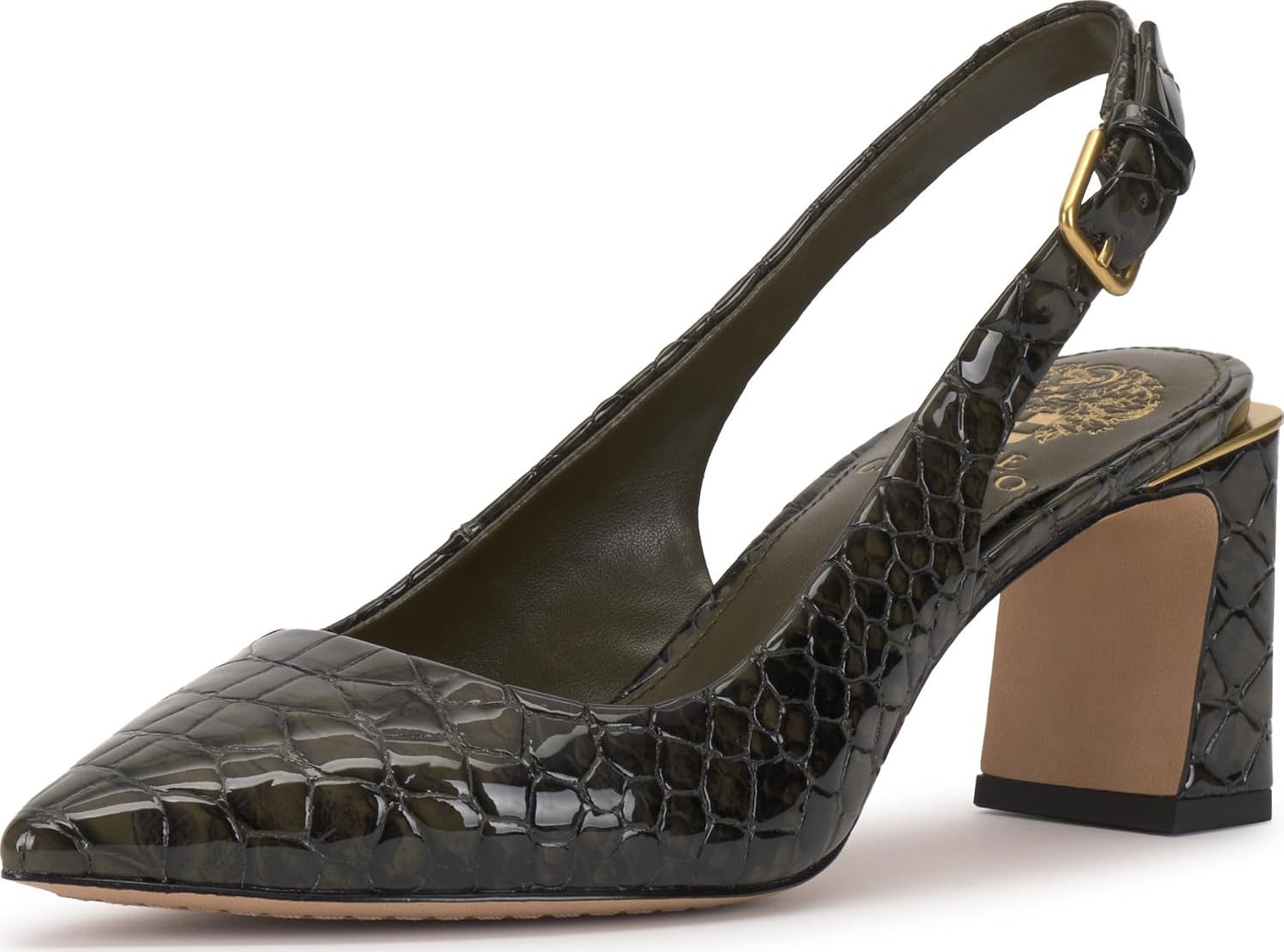 Vince Camuto Women’s Hamden Buckle Slingback Pump | Amazon (US)