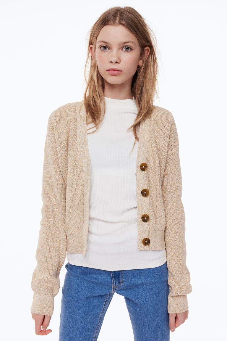 Rib-knit Cotton Cardigan | H&M (US)