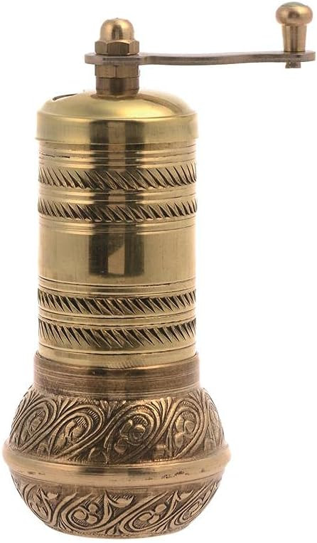 LaModaHome Gold Manual Hand Grinder Mill for Turkish Greek Arabic Coffee Beans and Spice Pepper S... | Amazon (US)