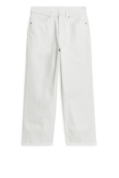 ROSE CROPPED Straight Jeans | H&M (UK, MY, IN, SG, PH, TW, HK)