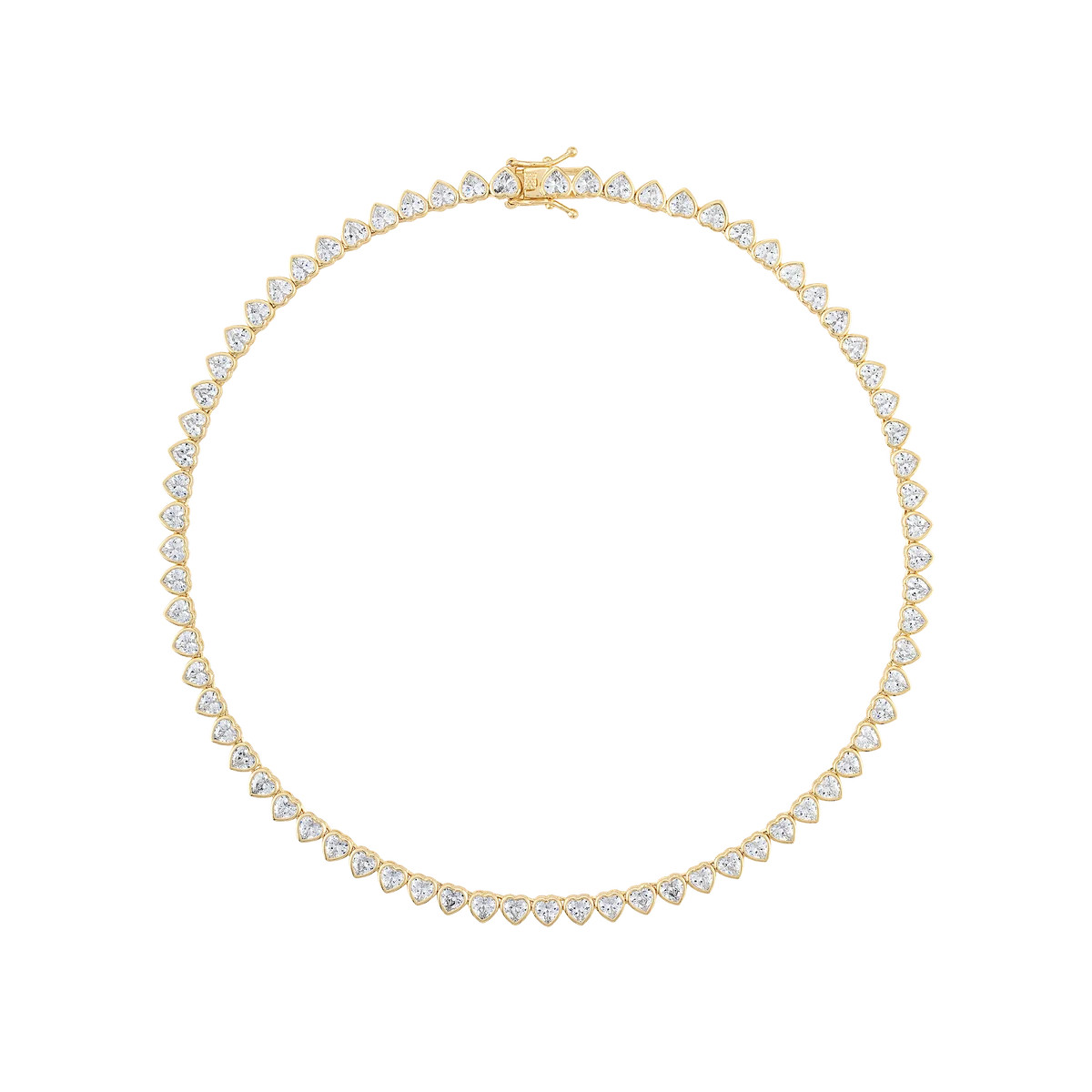 Heart Tennis Necklace | Logan Tay
