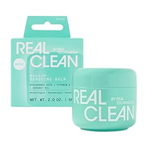 Real Techniques Real Clean Face Erase Makeup Removing Balm, Hydrating Cleansing Balm, Melt Away S... | Amazon (US)