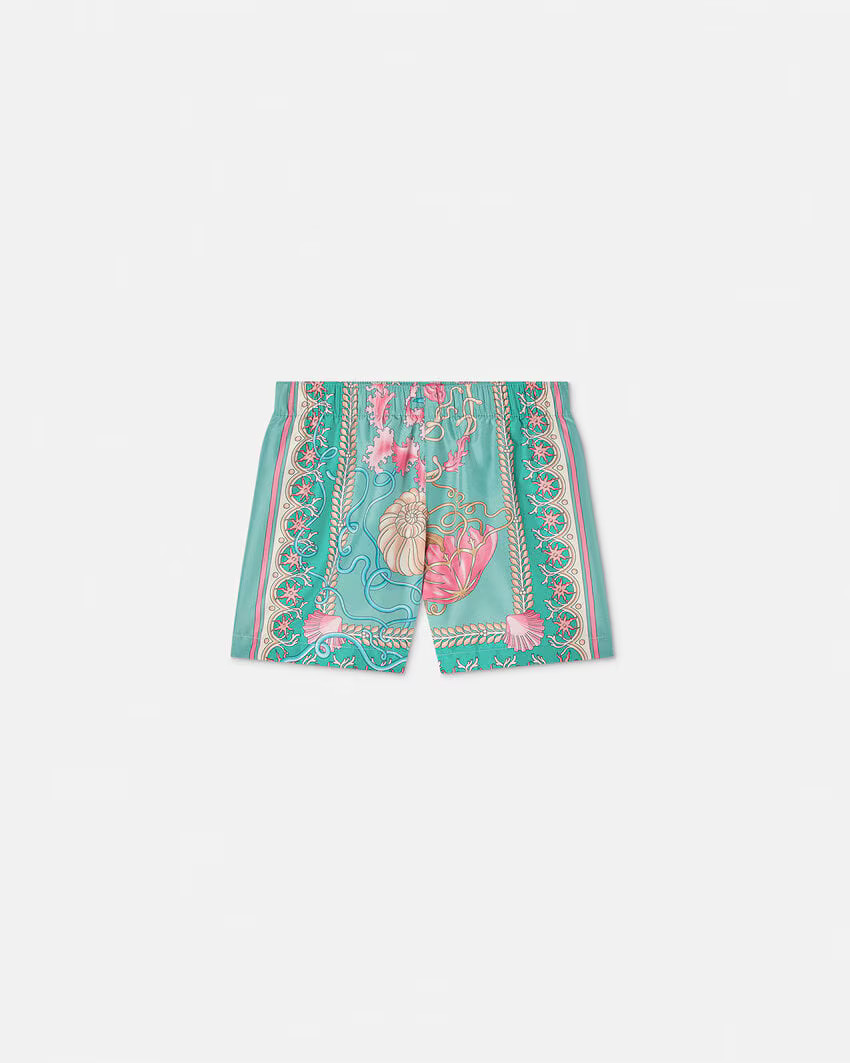 Underwater Barocco Kids Swim Shorts | Versace (US)