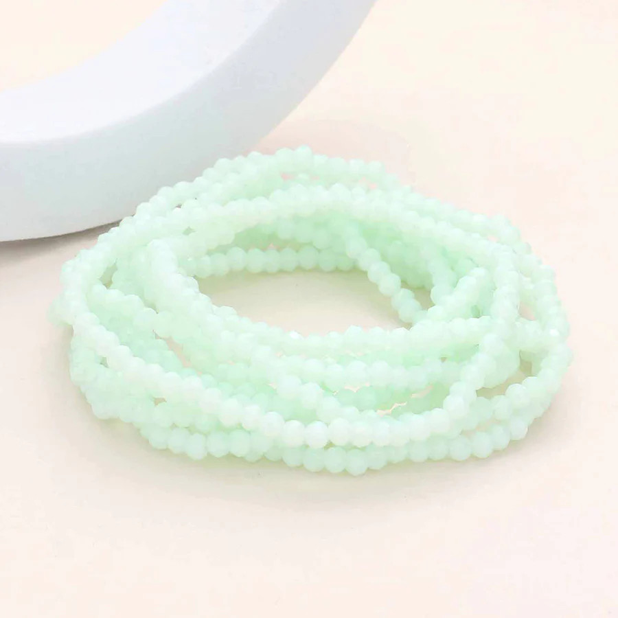 Creamy Mint Lime Gelato Bracelets | Erin McDermott Jewelry