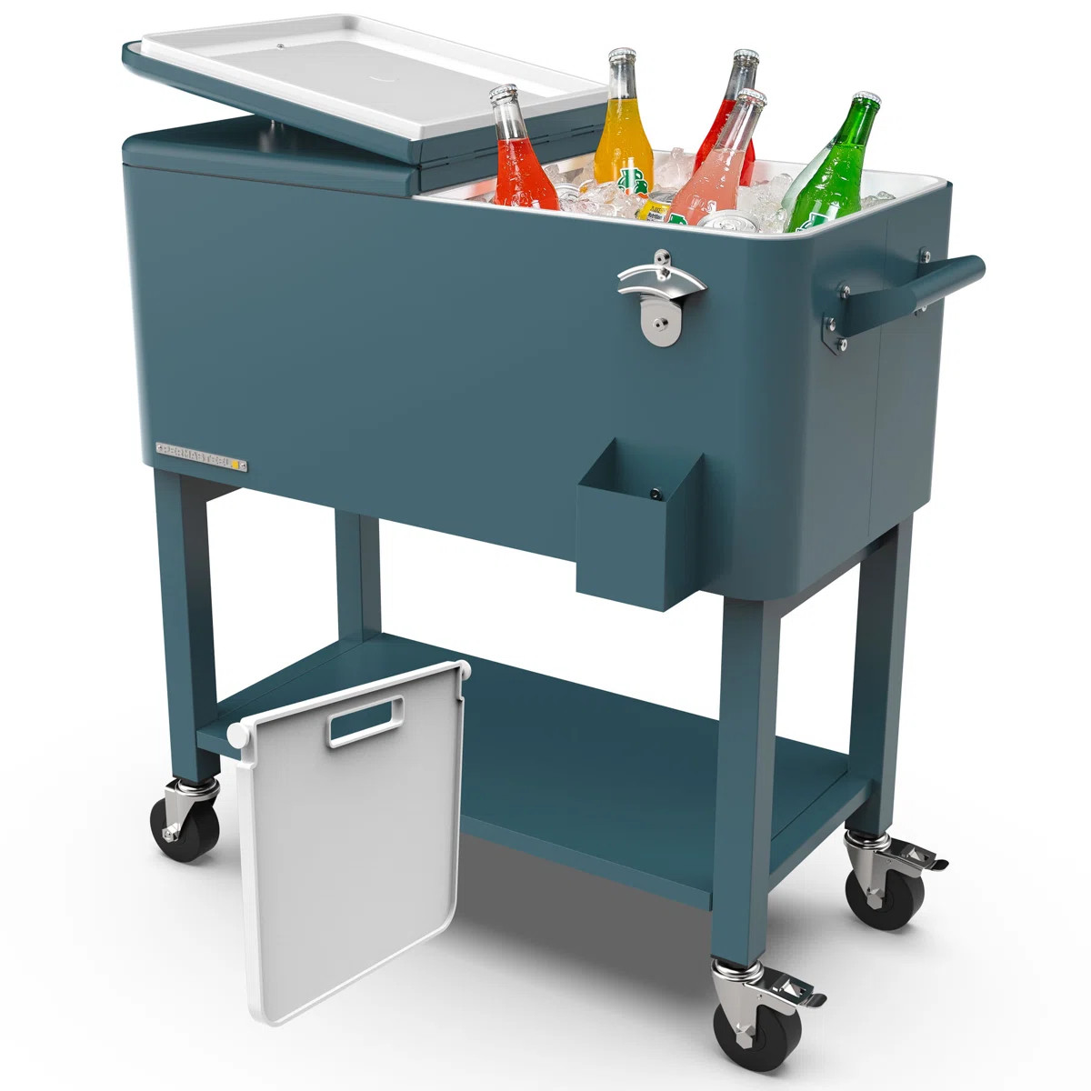 Permasteel Party Cooler With Divider And Removable Basin, Spacious 80-Qt Capacity, Chills 36Hrs, ... | Wayfair North America