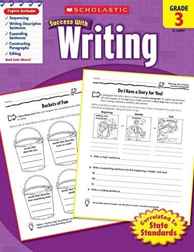 Scholastic Success with Writing, Grade 3: Scholastic: 0078073200771: Amazon.com: Books | Amazon (US)