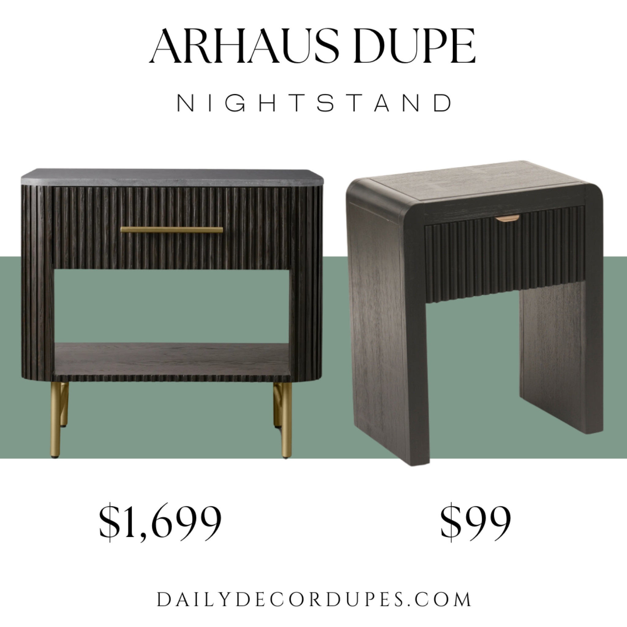 Arhaus nightstand dupe. Open shelf side table. Fluted drawer nightstand. Architectural  detail. Mid-century modern living room bedroom furniture. 

Dupe dupes more affordable option find replica copy cat similar look for less budget friendly affordable cheap cheaper beautiful pretty. Clearance sale coupon code discount code promo code luxury lookalike look a like Inspo inspiration inspired by idea ideas Love dupes like these? I share multiple every day in my FB group “DAILY DECOR DUPES”

#LTKSaleAlert #LTKHome