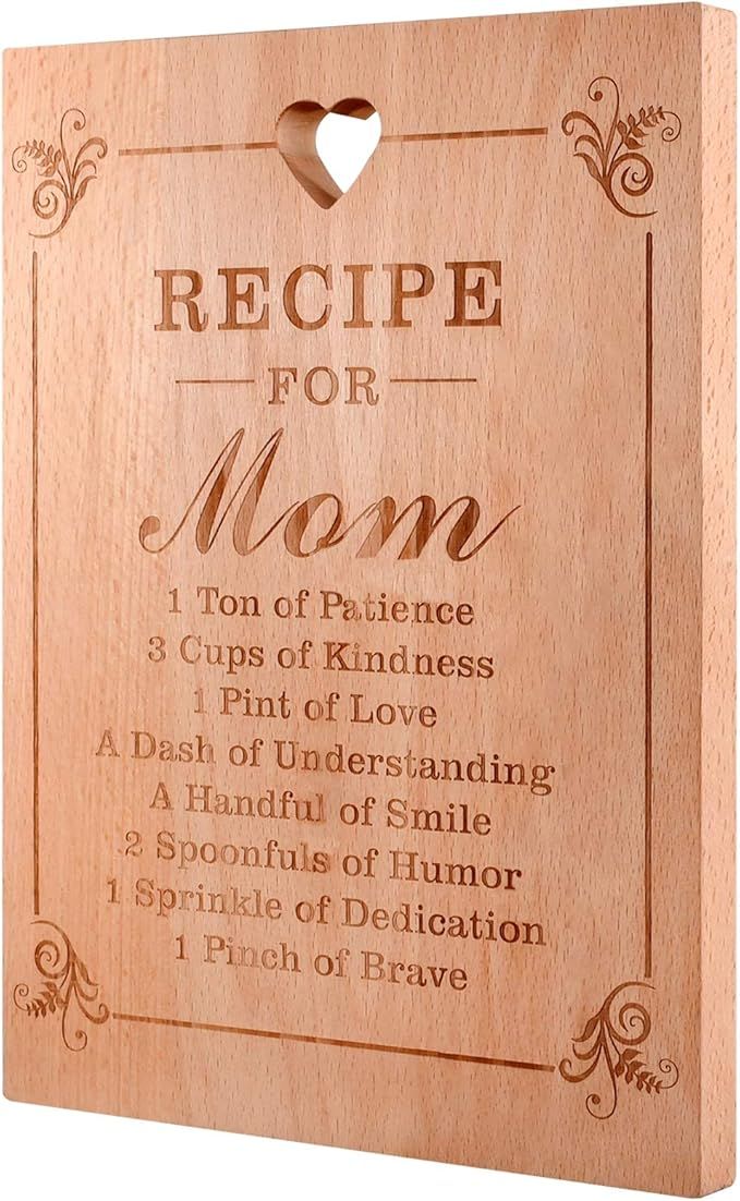 FilmHoo Mothers Day Gifts for Mom from Daughter or Son - Personalized Engraved Cutting Board as M... | Amazon (US)