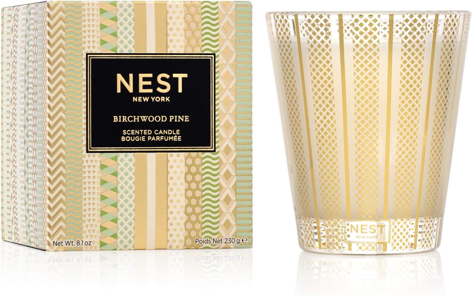 NEST Fragrances Classic Candle- Birchwood Pine , 8.1 oz | Amazon (US)