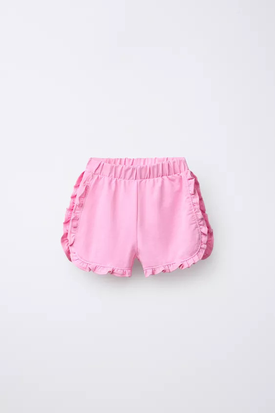 RUFFLED SHORTS | Zara US