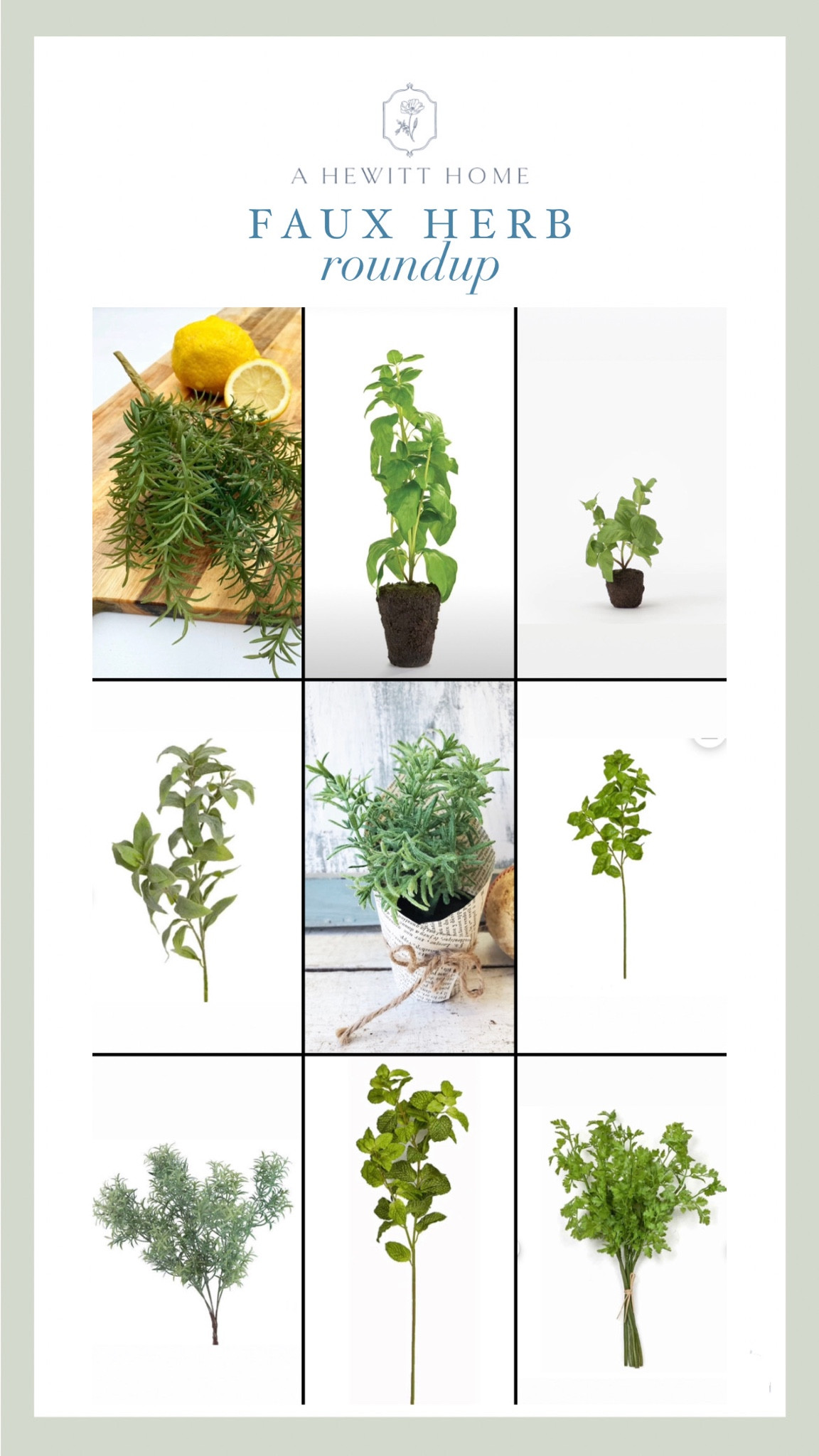 Faux herbs roundup! 

#LTKhome