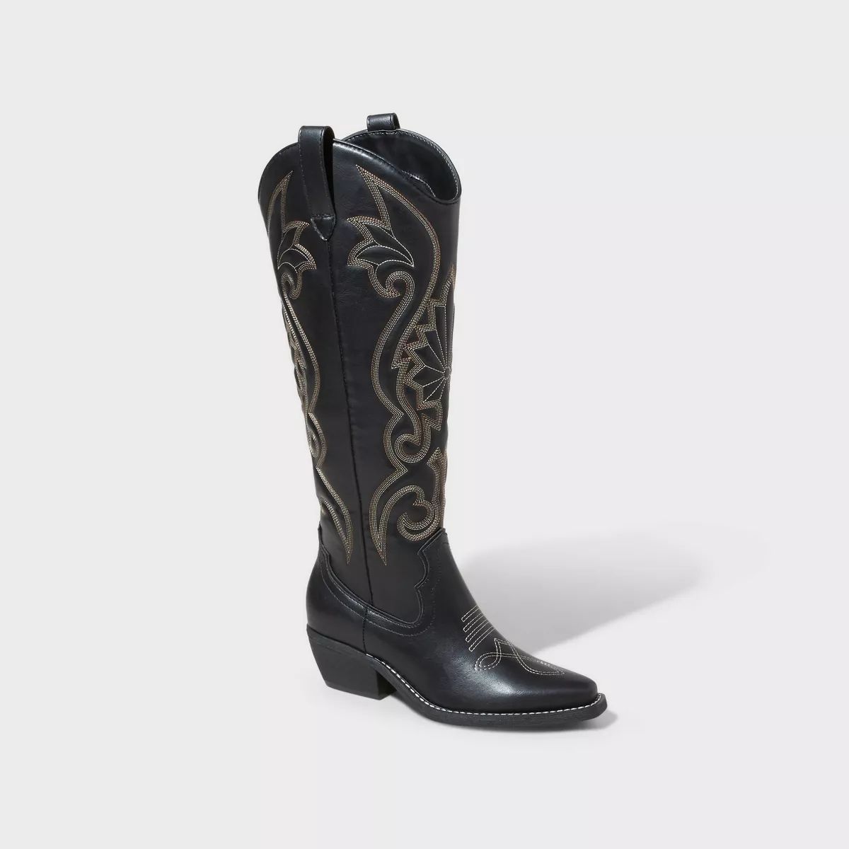 Women's Kenzi Tall Western Dress Boots - Wild Fable™ Black 6 | Target