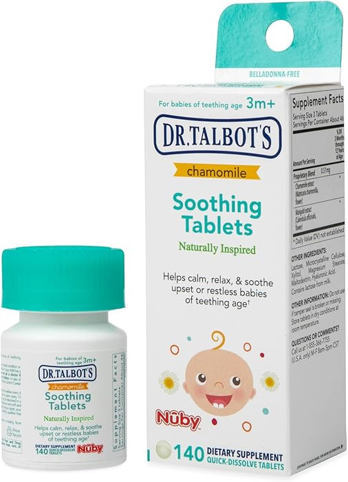 Dr. Talbot's Chamomile Soothing Tablets, Quick Dissolve, 140 Count | Amazon (US)