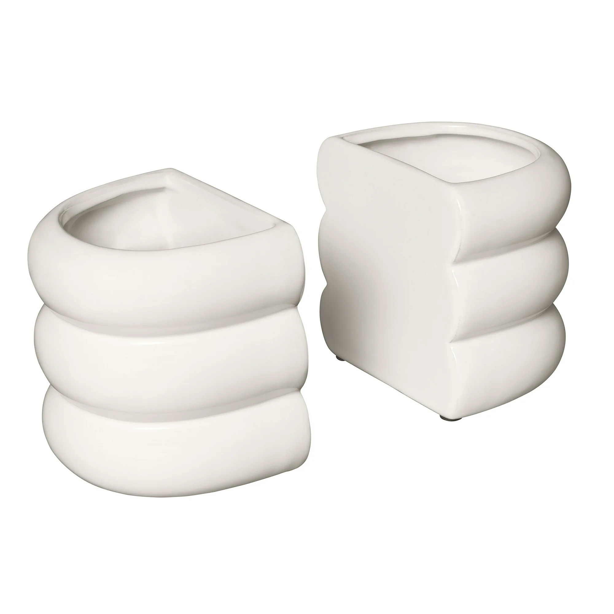 Beautiful 4" x 5" Bubble White Ceramic Bookends by Drew Barrymore (2 Count) | Walmart (US)