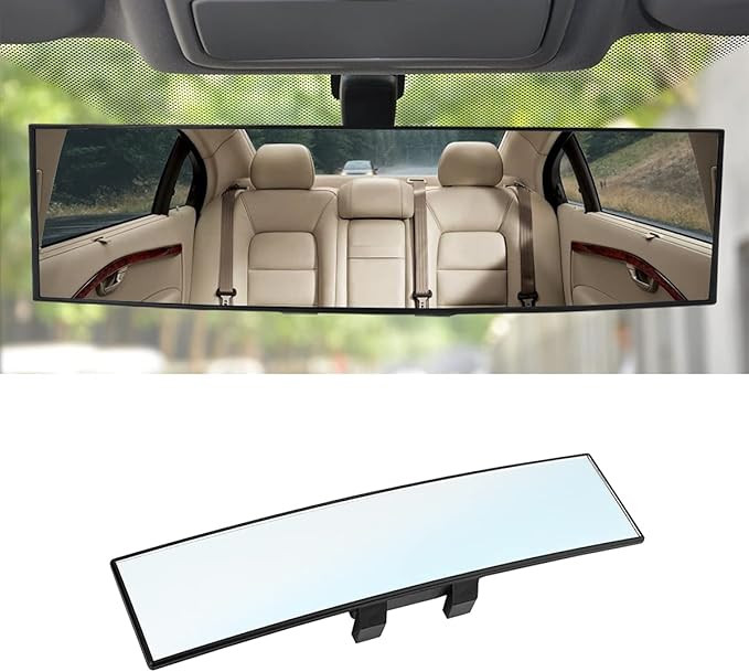 Car Rearview Mirrors, Interior Clip-on Panoramic Rear View Mirror for Car, Wide Viewing Range, 12... | Amazon (US)
