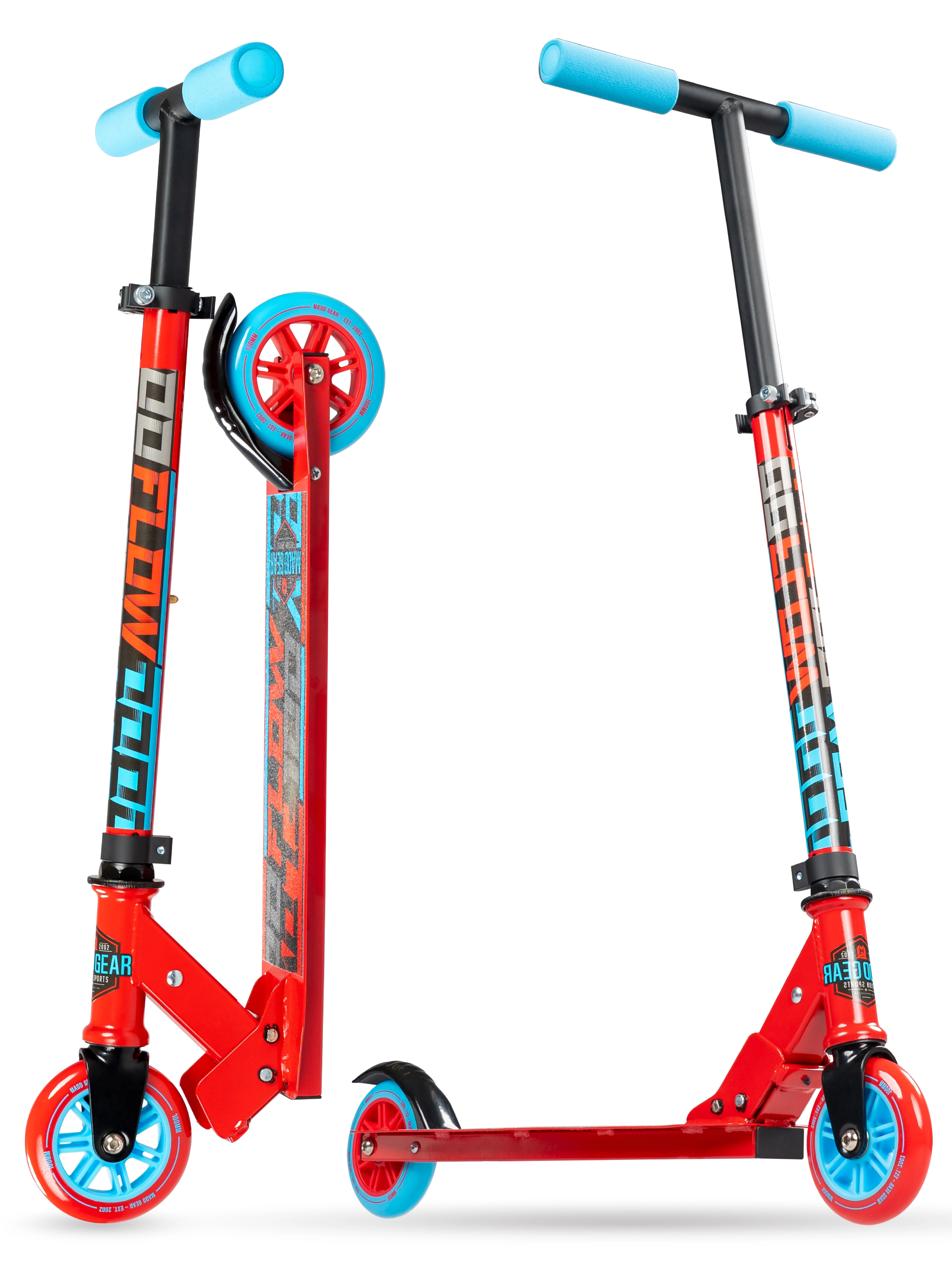 Madd Gear Kids Folding Kick Scooter – Lightweight Steel Frame, Adjustable Handlebar, Ages 3+ ... | Walmart (US)