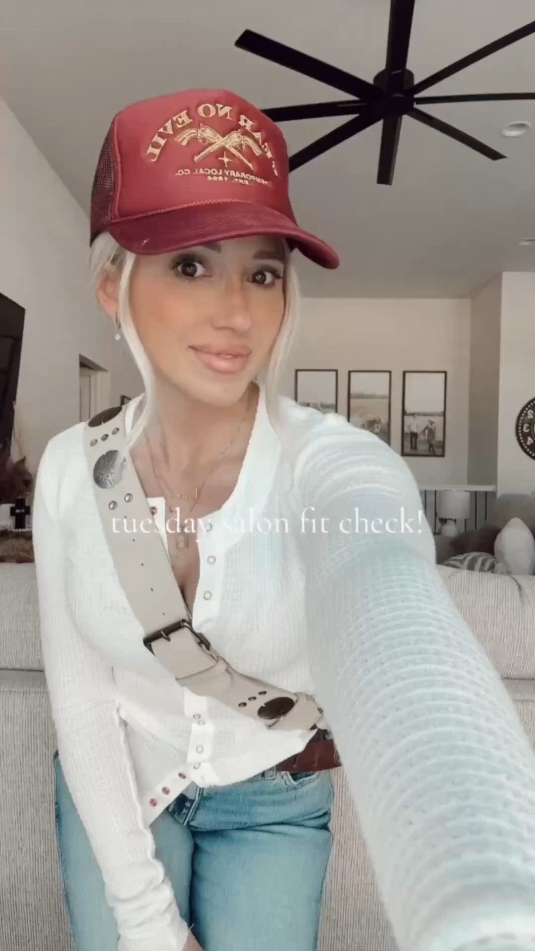 little salon fit check of the day ✨ 
loving this Henley comes in so many colors + so cute (100% cotton!) 

denim jeans are wrangler tts sold at rural king + free people + wranglers website! #LTKStyleTip 

#LTKCyberWeek #LTKootd #LTKSaleAlert