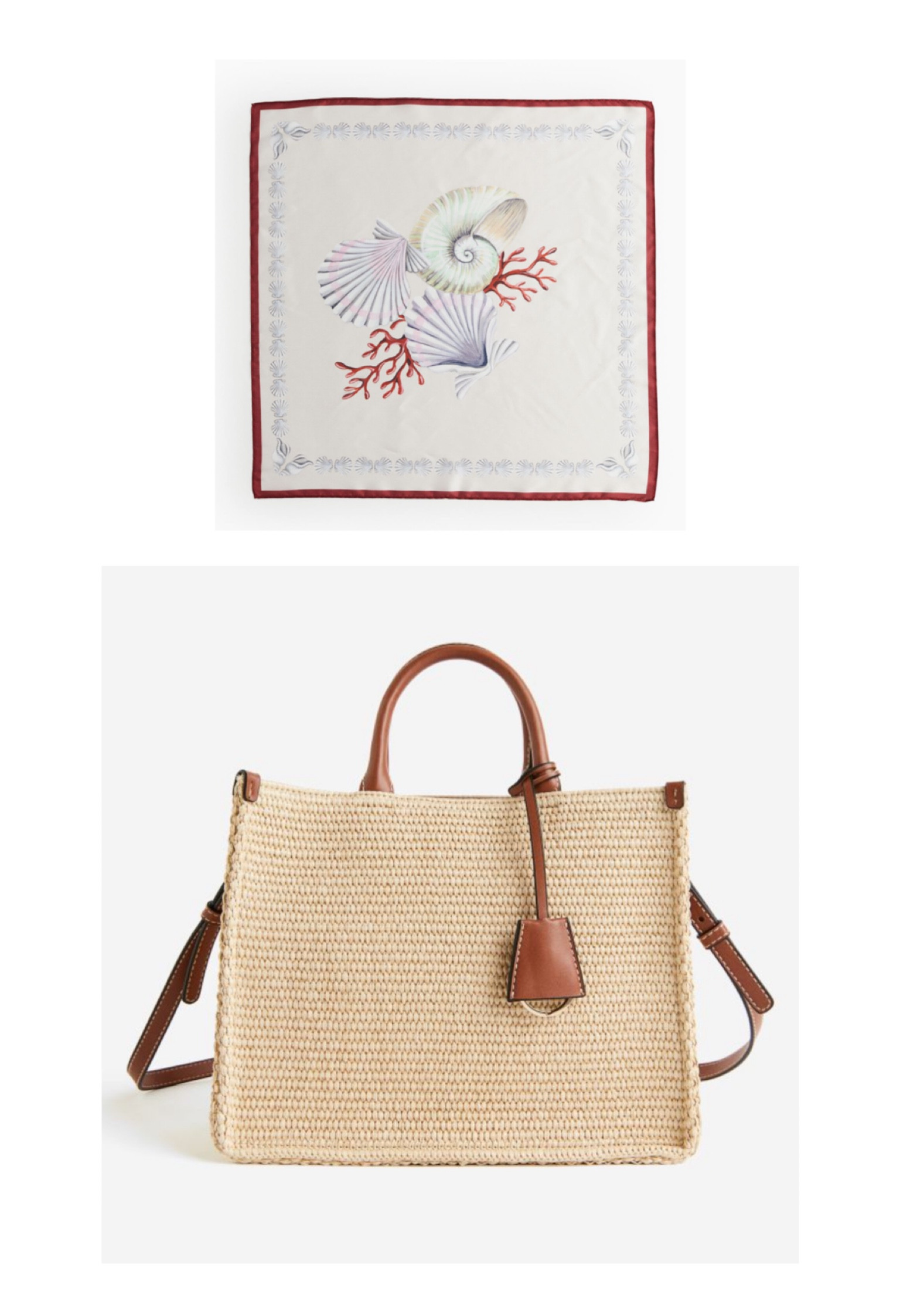 Recents ✨ 
#summerhandbag 
#summerscarf
#seashell

#LTKitbag #LTKstyletip #LTKfindsunder50