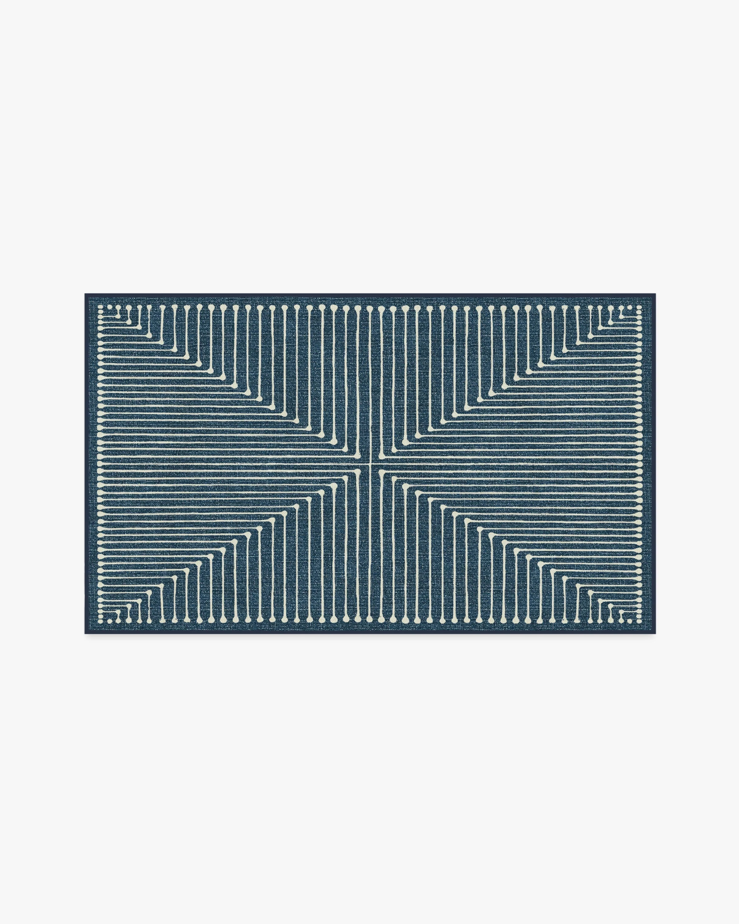 Inkdrop Lapis Blue Rug | Ruggable