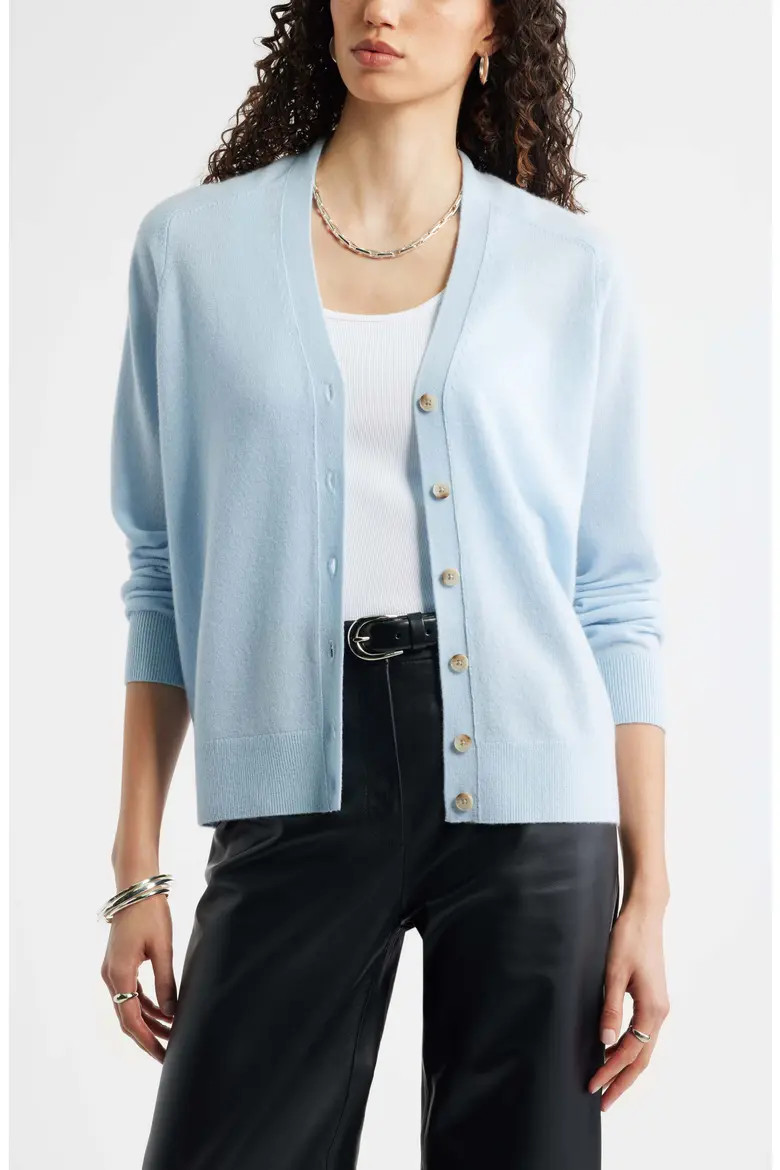 Cashmere V-Neck Cardigan (Women) | Nordstrom | Nordstrom