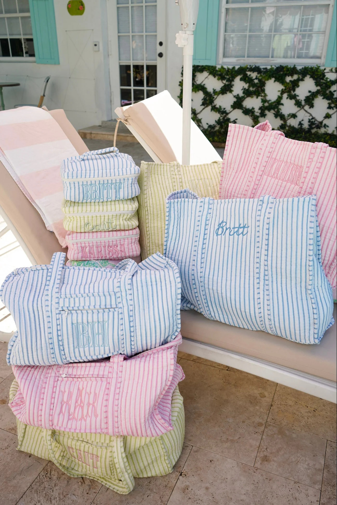 Quilted Block-Print - Stripe Collection | KenzKustomz