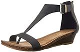 Kenneth Cole REACTION Women's Gal T-Strap Wedge Sandal | Amazon (US)