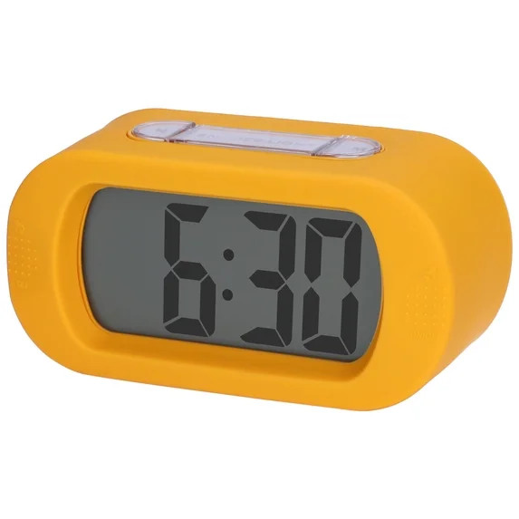 REGALWOVEN Oval Digital Alarm Clock for Bedroom, Alarms with Big Numbers Display, Adjustable Alar... | Walmart (US)