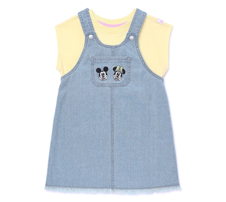 Mickey & Minnie overall dress  

#LTKbaby #LTKfamily #LTKkids