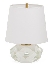 13.75in Crystal Henley Table Top Lamp | Furniture & Lighting | Marshalls | Marshalls