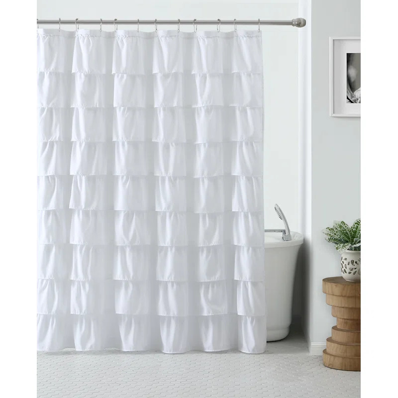 Sandiford Abstract Single Shower Curtain | Wayfair North America