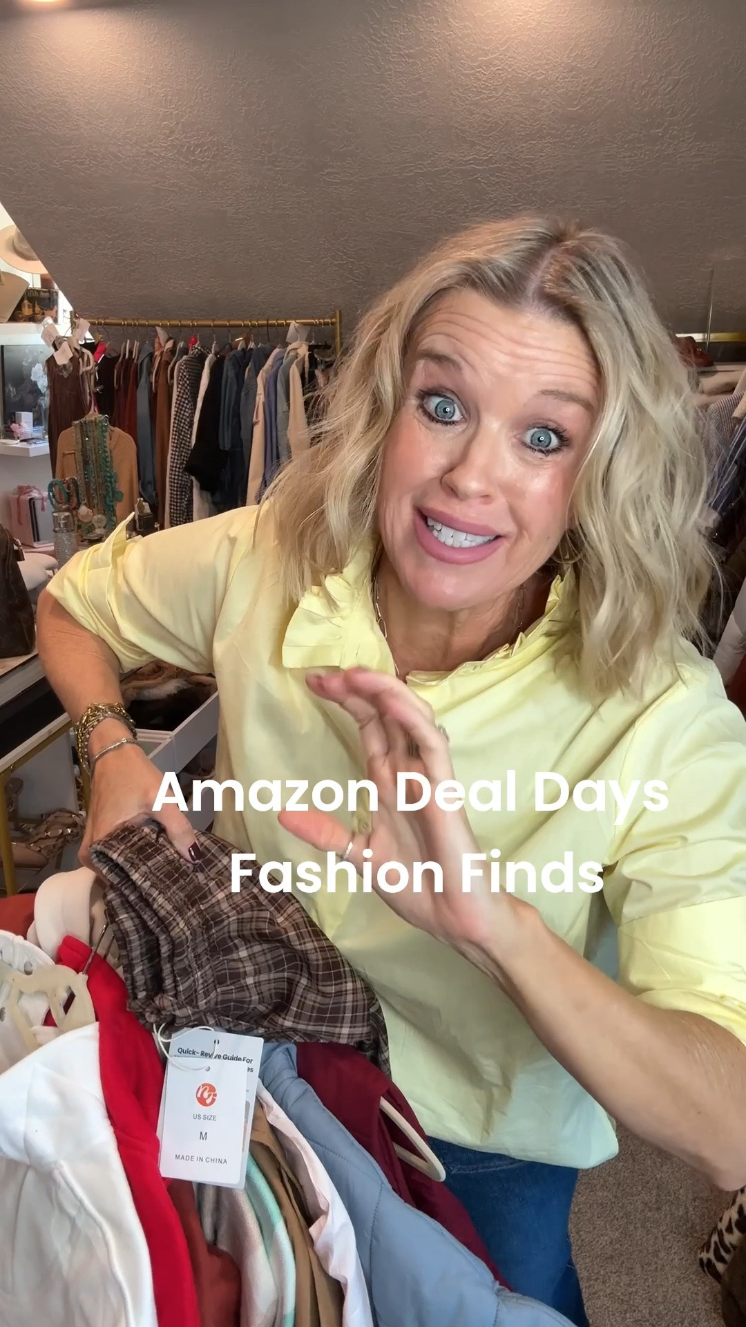 Amazon Prime deal days…
Fashion edition 
Sale ends tonight at midnight
With some deals lasting until the 10th

-Plaid and lace pants
- free people inspired Vest
-Puffer vest 
-Pull over funnel neck sweatshirt with quilted detail 
-Striped and check cardigan 
-trench coat 
Shirt sleeve trench coat 
-short sleeve designer inspired button up
- Pea coat in rusted pumpkin color
- ruffle top I am wearing
