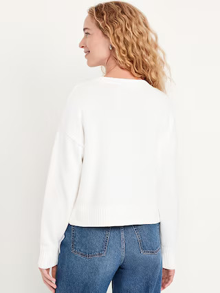 Crew-Neck Flag-Graphic Sweater | Old Navy (US)