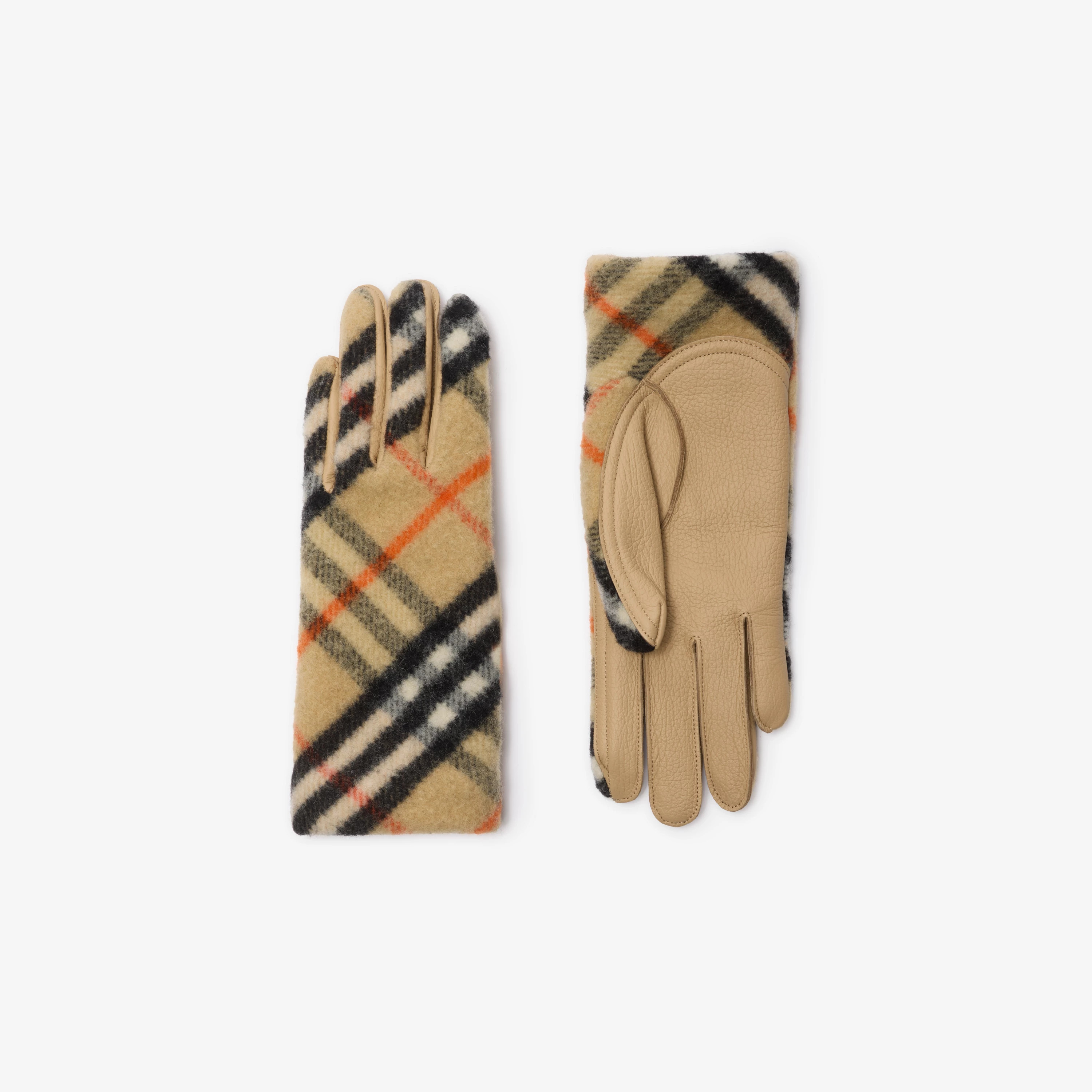 Check Wool Gloves | Burberry (US)